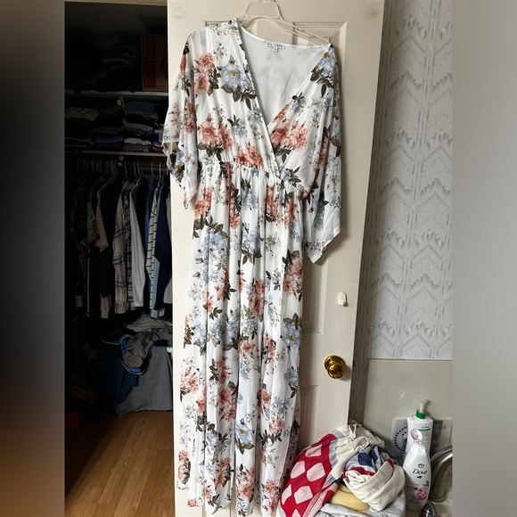 Baltic born Kia Kimono Maxi Dress-  Floral - Picture 1 of 6